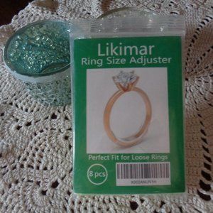Likimar Ring Size Adjusters Perfect For Loose Rings Clear Plastic Tighteners 7pc